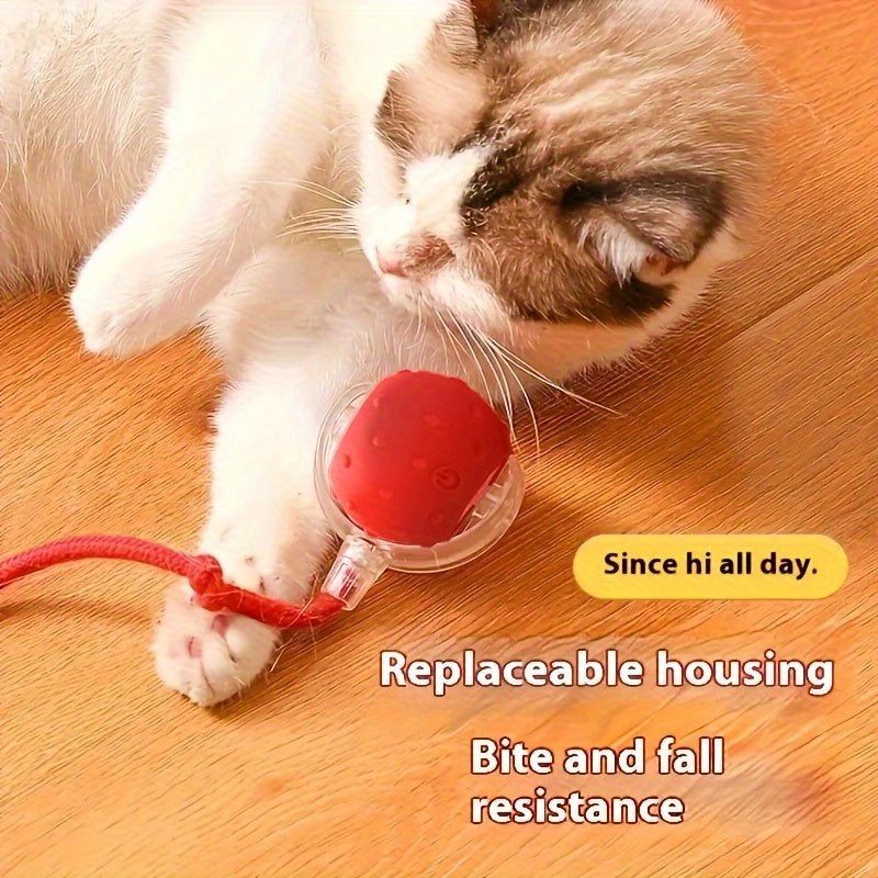 1\u002F2\u002F3pcs Interactive Cat & Dog Toys Balls - Automatic Electric Fast Moving Rolling Ball for Indoor Fun on Carpet - Ideal for Entertaining Bored Indoor Pets