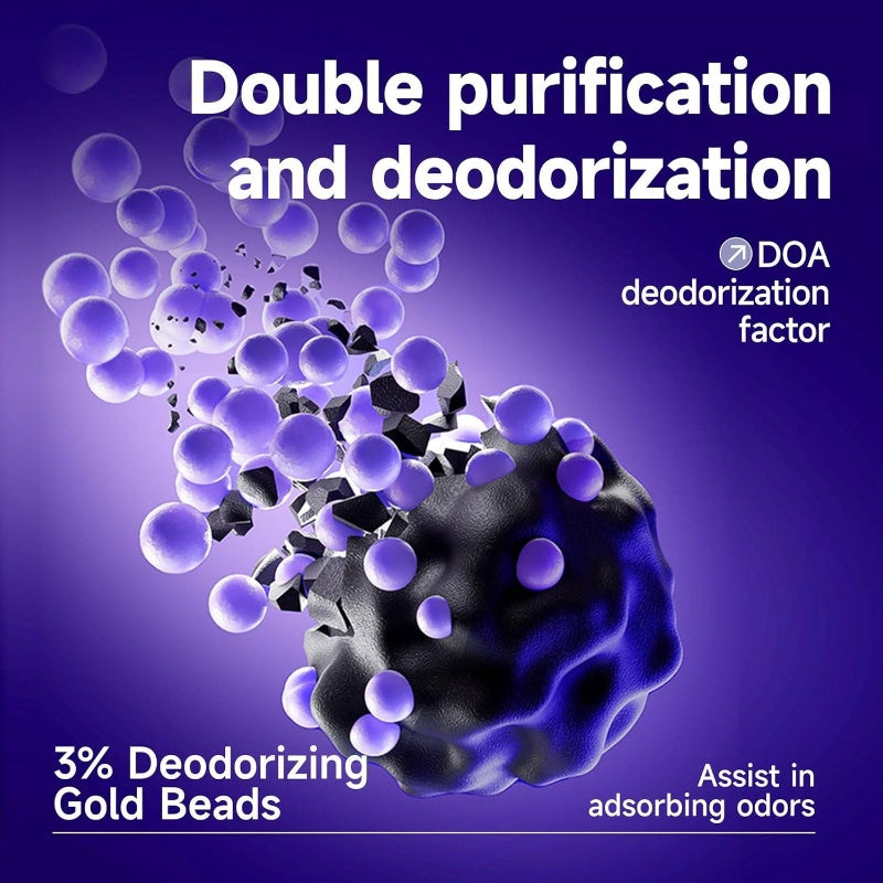 4.4lb*2bag Ultra Absorbent Litter Mixed | 99 Dust-Free, Advanced Odor Control, Fast Clumping, Natural Clay Tofu Blend, Low Tracking, Multi-Formula