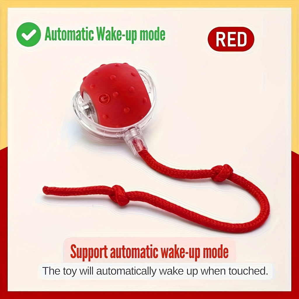 1\u002F2\u002F3pcs Interactive Cat & Dog Toys Balls - Automatic Electric Fast Moving Rolling Ball for Indoor Fun on Carpet - Ideal for Entertaining Bored Indoor Pets