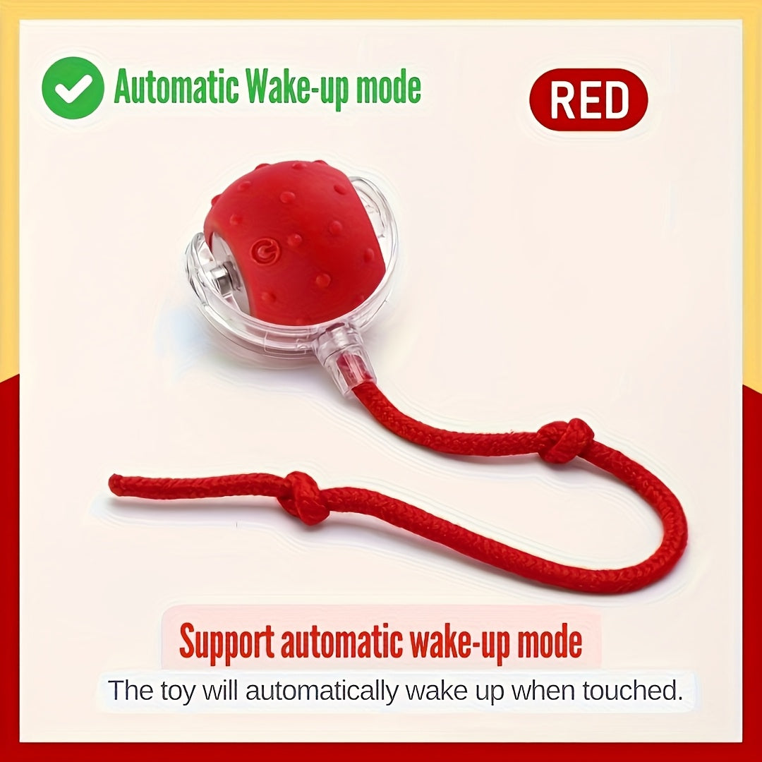 1\u002F2\u002F3pcs Interactive Cat & Dog Toys Balls - Automatic Electric Fast Moving Rolling Ball for Indoor Fun on Carpet - Ideal for Entertaining Bored Indoor Pets