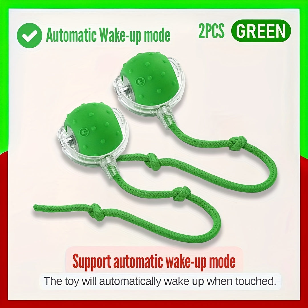 1\u002F2\u002F3pcs Interactive Cat & Dog Toys Balls - Automatic Electric Fast Moving Rolling Ball for Indoor Fun on Carpet - Ideal for Entertaining Bored Indoor Pets