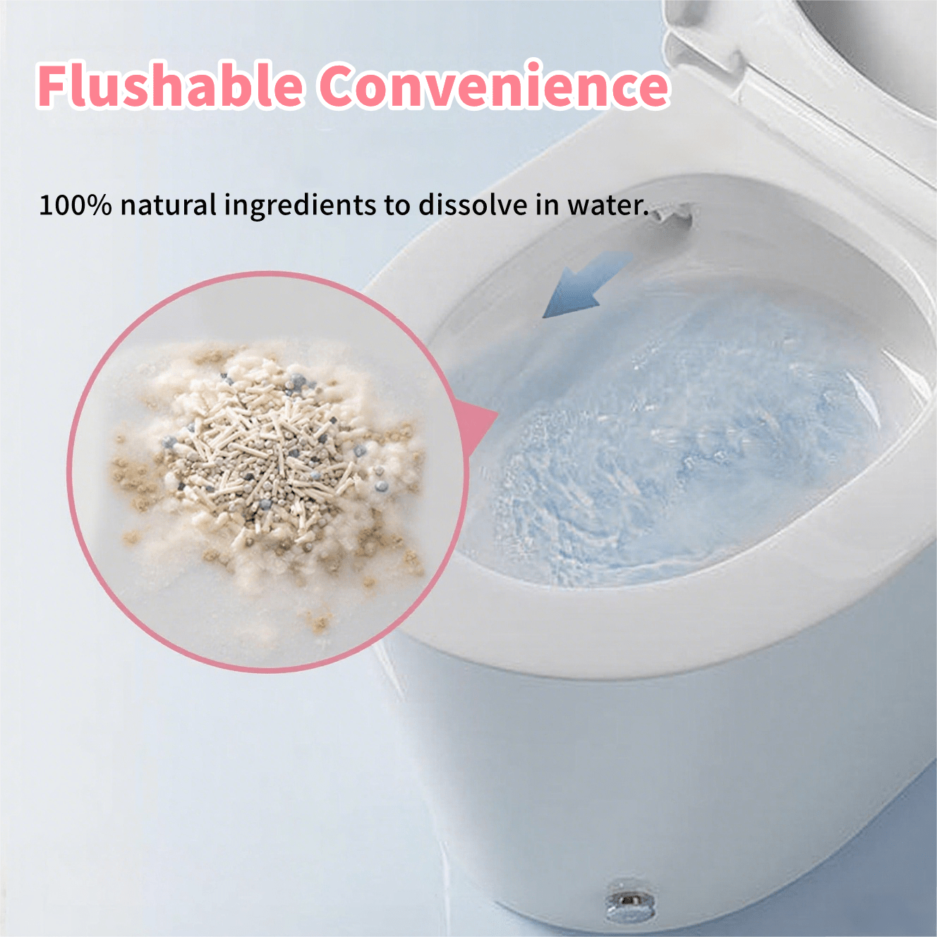 All For Paws Tofu Cat Litter 5-in-1 Mixed Tofu White Blossom Yucca Enhanced Cat Litter Flushable Low Dust Rapid Clumping Odor Control